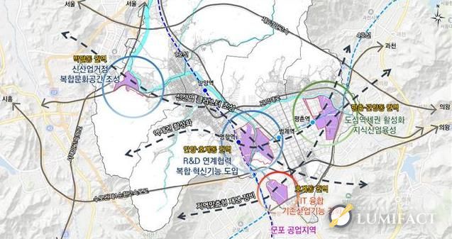 안양시 공업지역 종합구상안