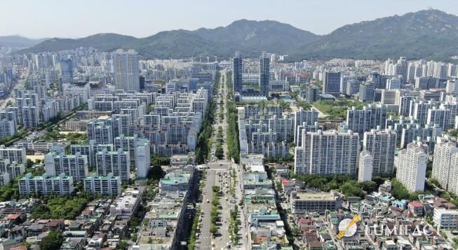 안양 평촌신도시 전경