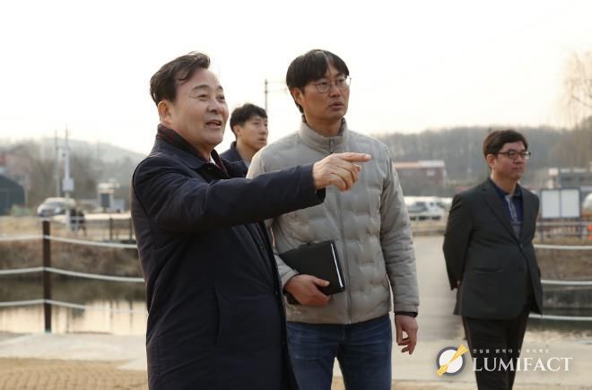 김성제 의왕시장, 왕송호수공원 일대 현장 점검