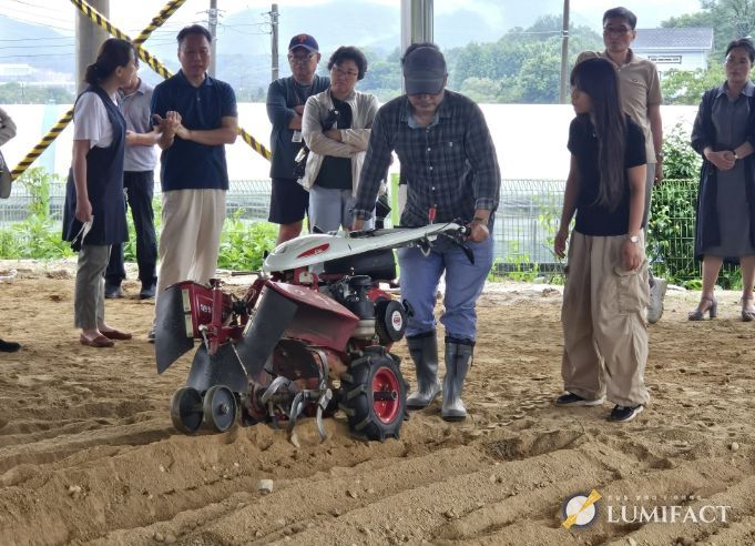 2025년 농기계 실습 교육 모습