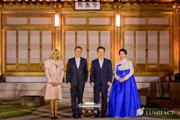 프랑스 대통령 내외 국빈방한(청와대)